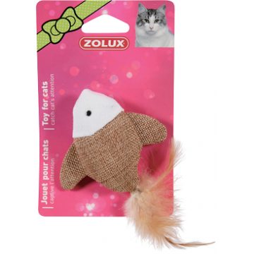 Zolux Toy Canvas Brown Fish 7.5cm